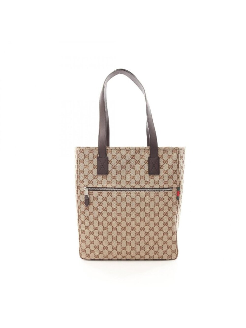 Gucci Tote Bag Neo Original GG Canvas Beige Dark Brown